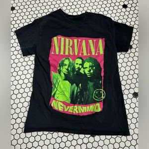 Nirvana nevermind band t shirt size small